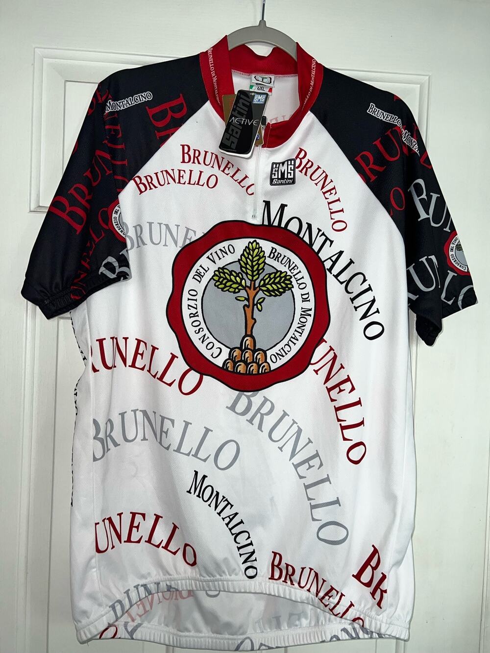 Brunello Montalcino cycling shirt - size 6XL - jersey fits like 2XL.